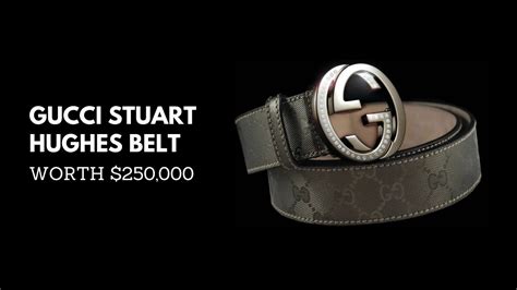 most expensive gucci|Gucci stuart hughes belt.